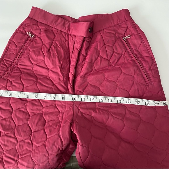 M.Miller Red Winter Snow Ski Quilted Pants Size M - Picture 10 of 10